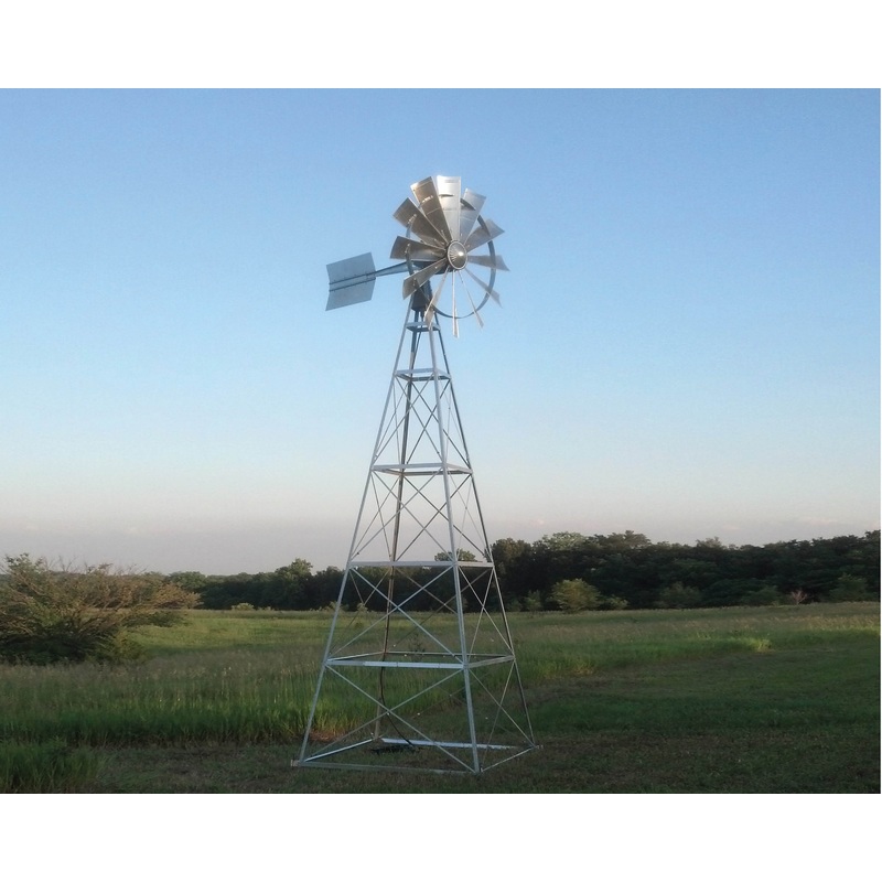 20 Four Legged Windmill Assembly with 50' poly, 200' Quick Sink Tubing and 2 QS2 Diffusers