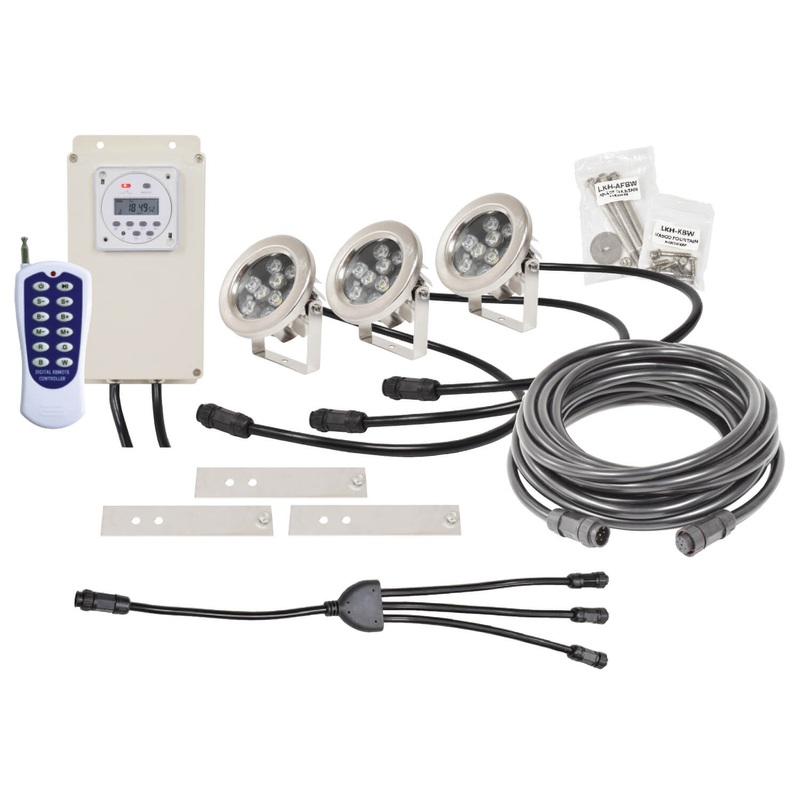 3 LED light kit for kasco fountains