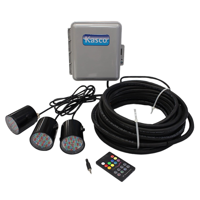 6 RGB Color LED Kasco Lighting Package