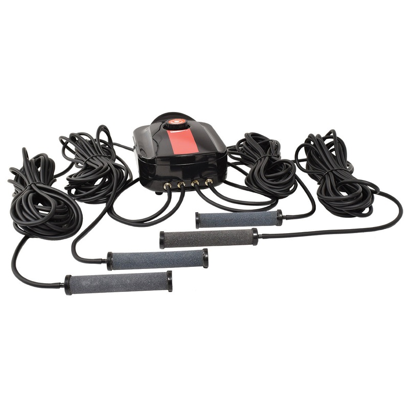 Compact Aeration System - Four Diffusers - Ponds up to 3,500 gallons