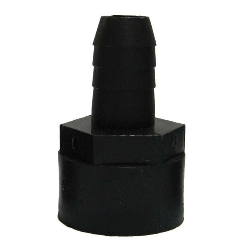 Black Fitting 1/2" FPT x 1/2" Barb