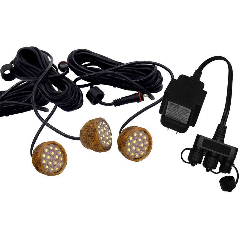 EasyPro 3-Pack Compact LED Light Kit with 10 Watt Transformer