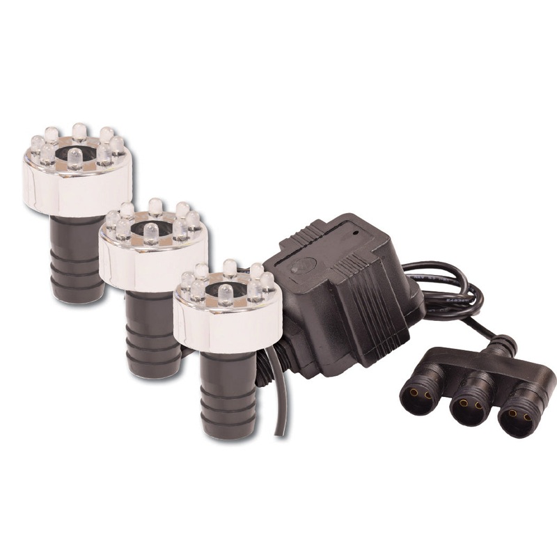 LED Statuary 3 Light & Transformer Set