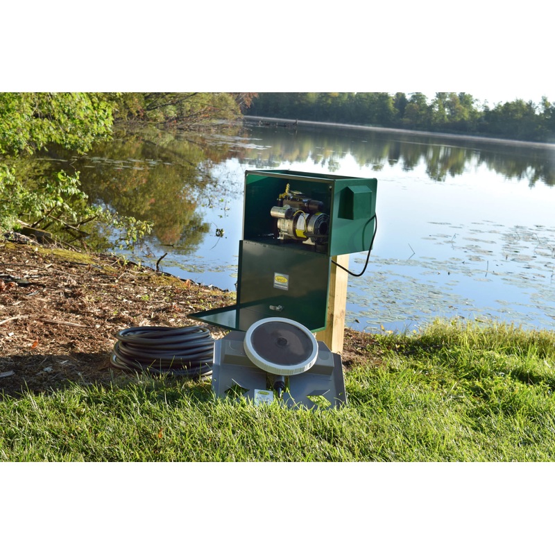 Sentinel Deluxe Aeration System  Complete PA34DP system with post mounted cabinet