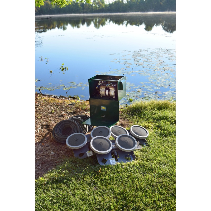 Sentinel Deluxe Aeration System  Complete PA66W System with Post Mounted Cabinet
