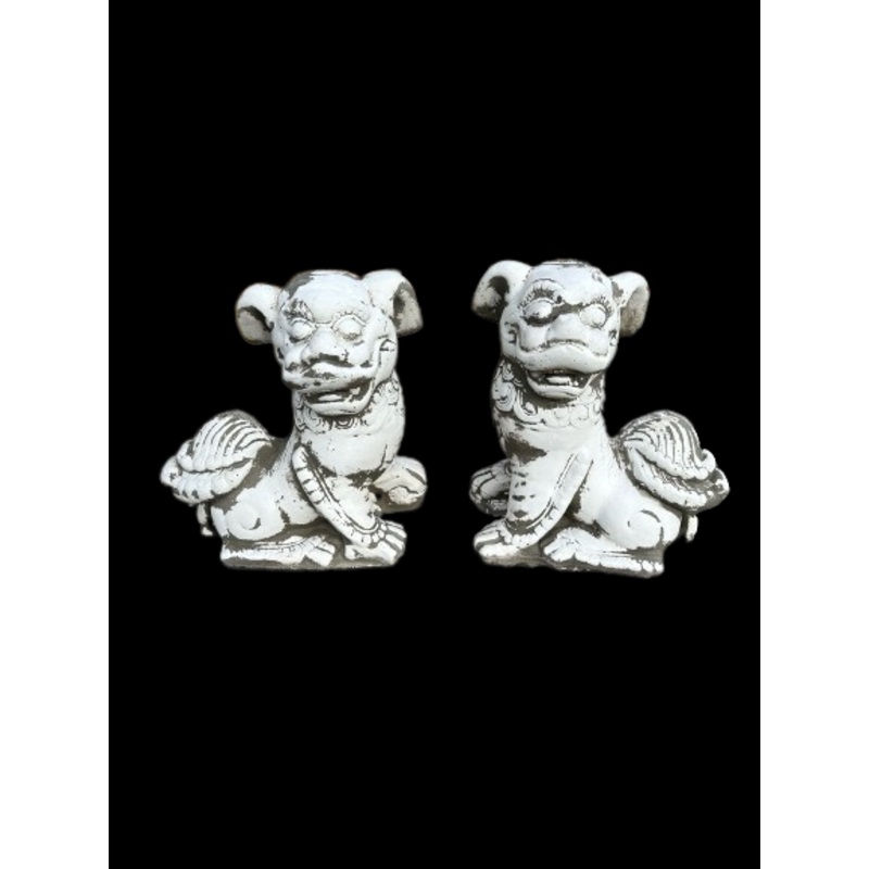 Concrete Foo Dog Statues