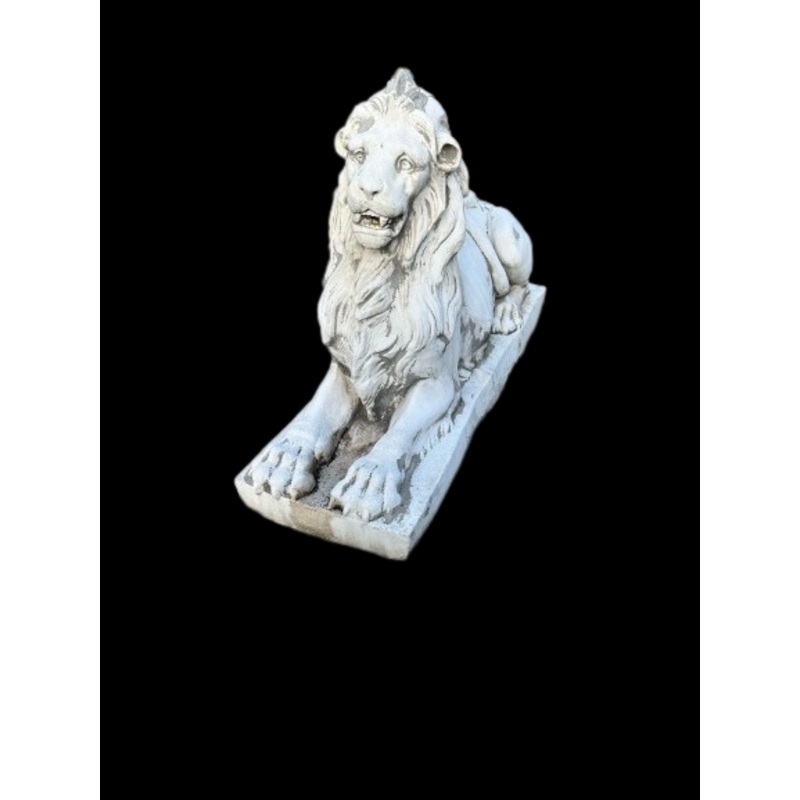 Large Concrete Lion Statue