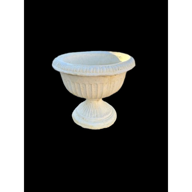 Small Concrete Urn Flowerpot