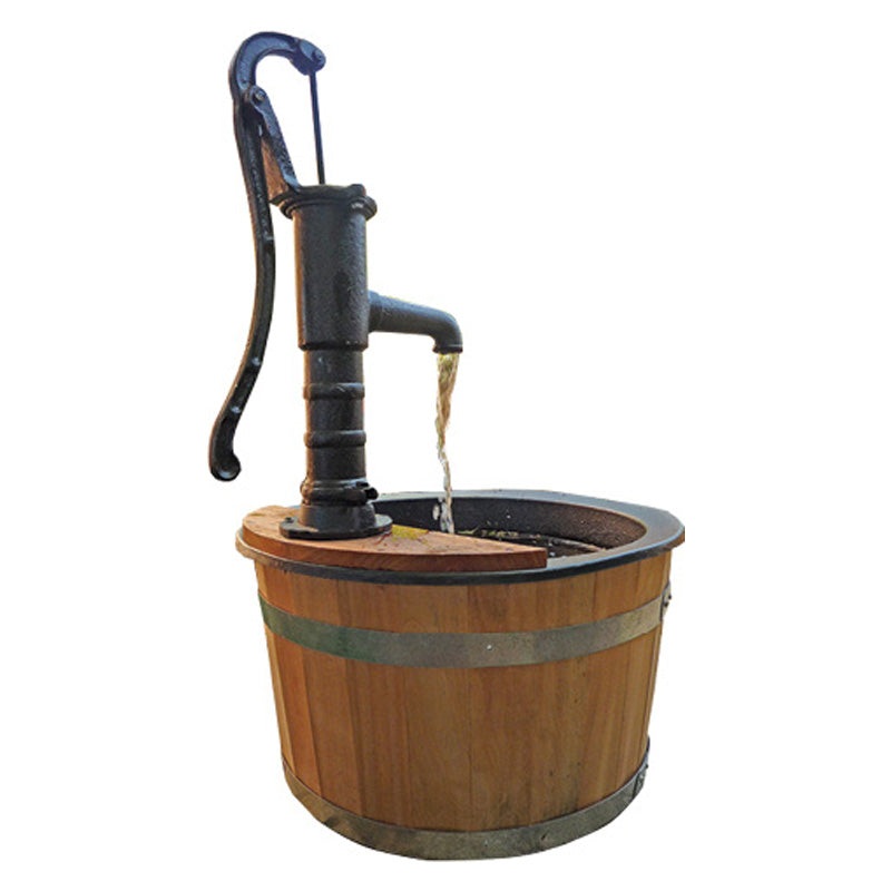 Whiskey Barrel and Hand Pump Kit
