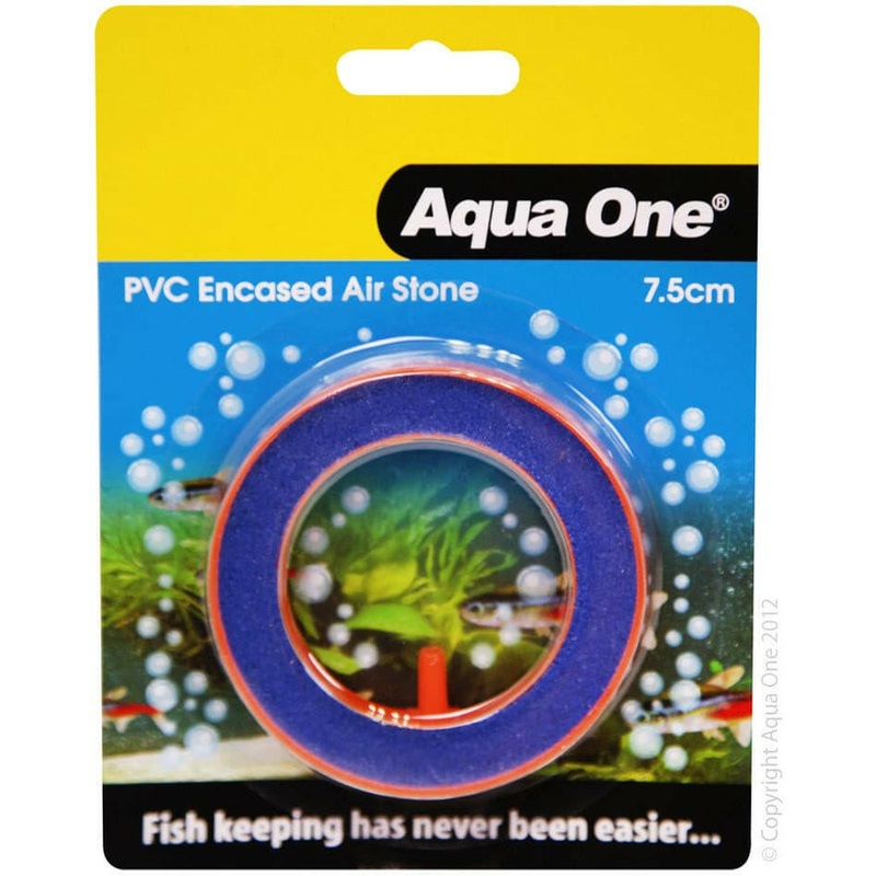 Aqua One Air Stone - PVC Encased Beauty Round 7.5cm