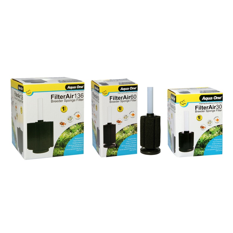 Aqua One FilterAir Aquarium Sponge Air Filter