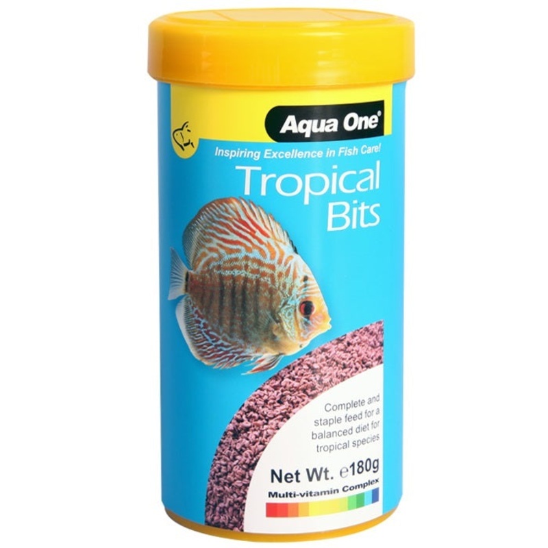 Aqua One Tropical Bits Fish Food