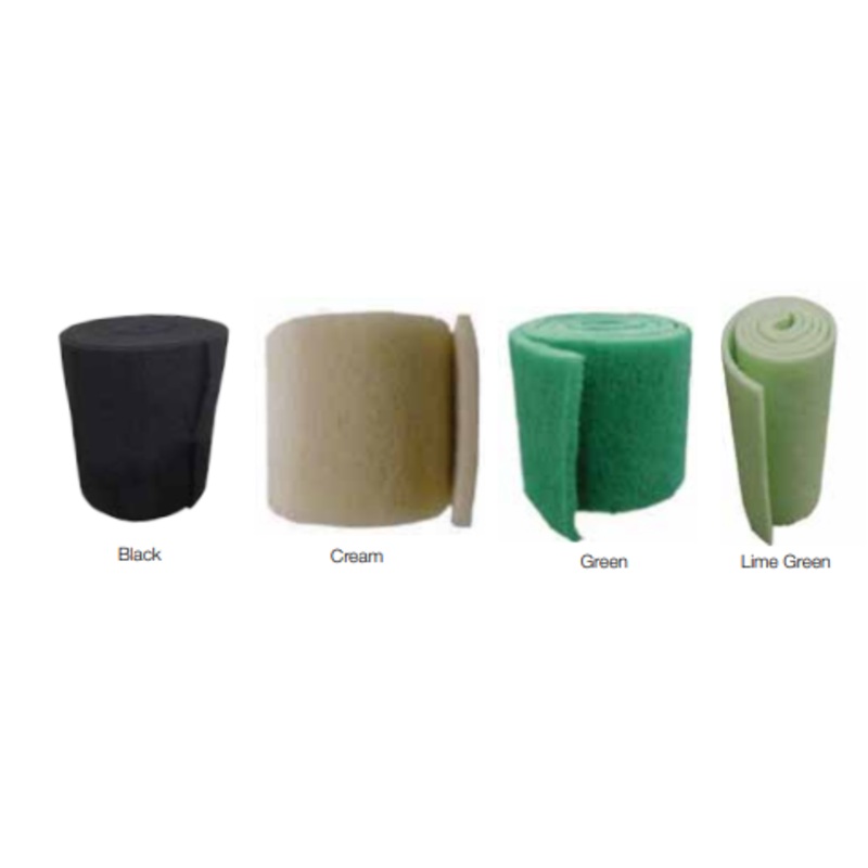 Poly-Flo Filter Media Rolls or By-The-Foot Options