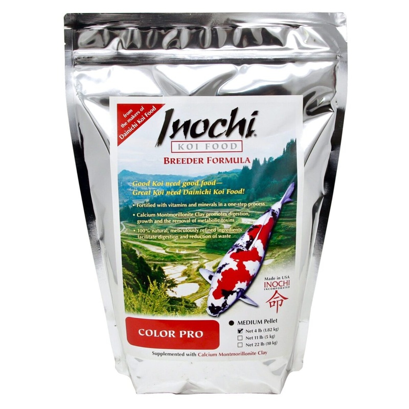 Inochi Pro Color Koi Food Medium Pellets