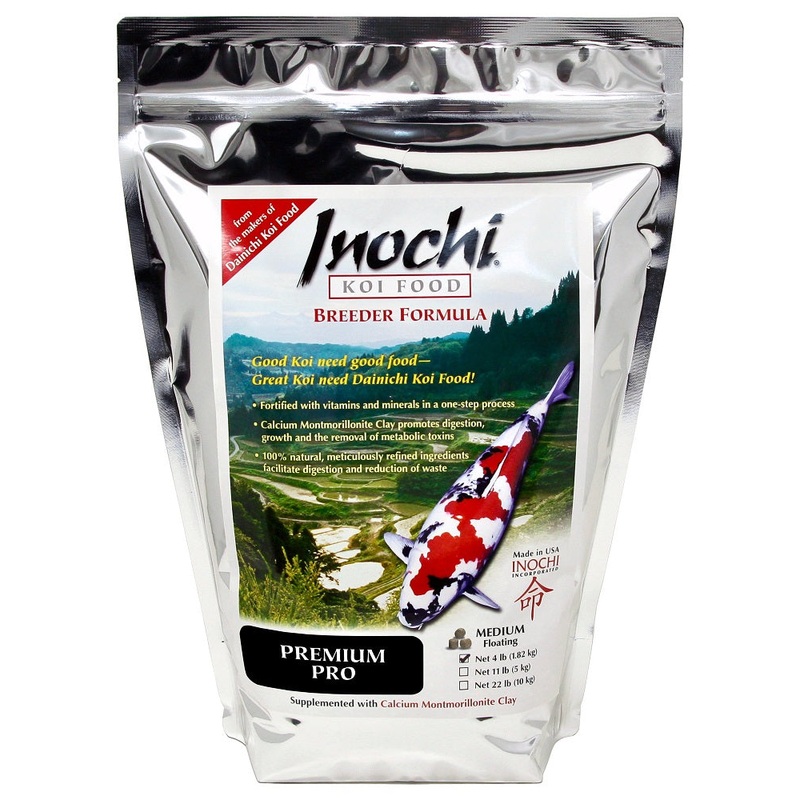 Inochi Pro Premium Koi Food Medium Pellet - Highly Digestible