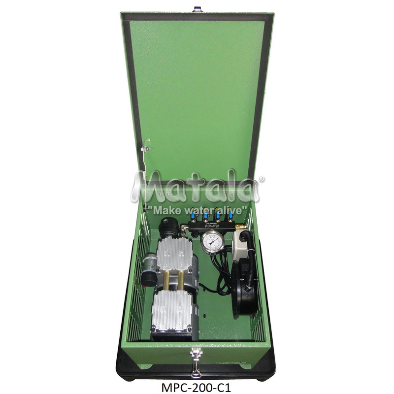 Matala Lake Aeration Rocking Piston Compressors Systems with Cabinet
