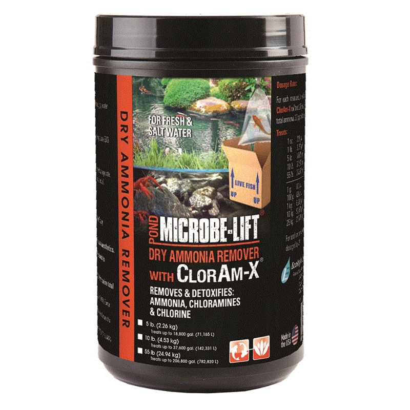 Microbe-Lift Dry Ammonia Remover with ClorAm-X