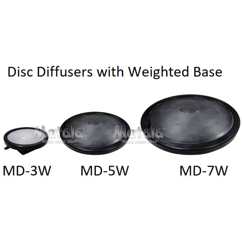 Matala Disc Diffusers with Self-Weighted Base