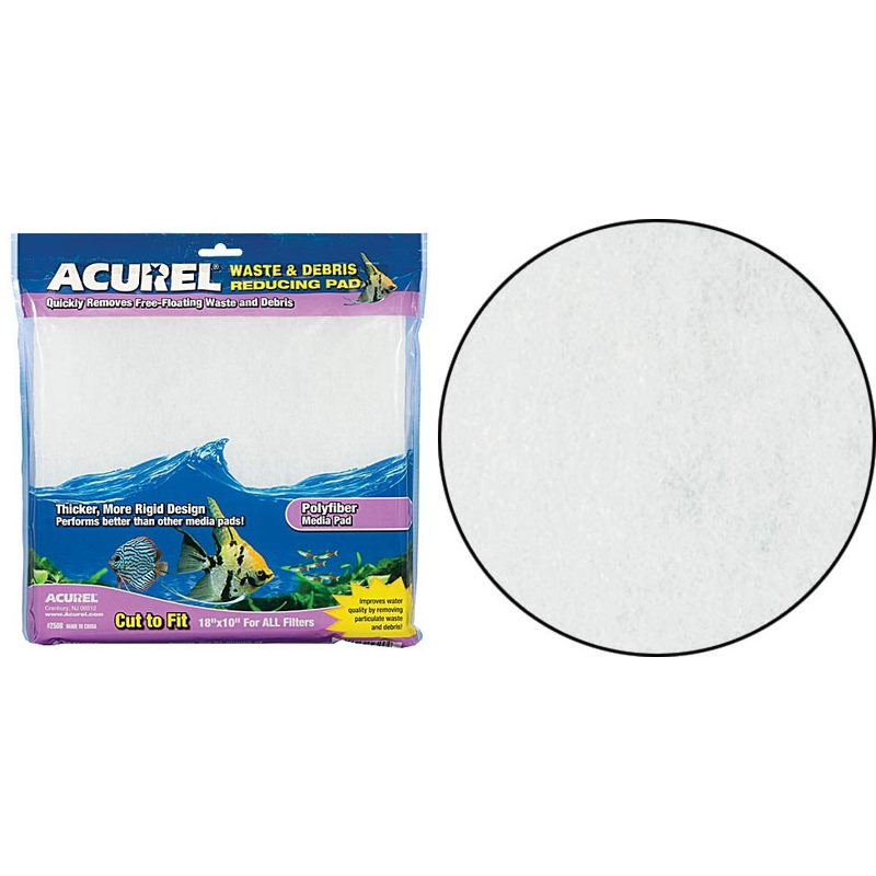 Acurel Waste and Debris Reducing Media Pad - Helps Improve Water Quality