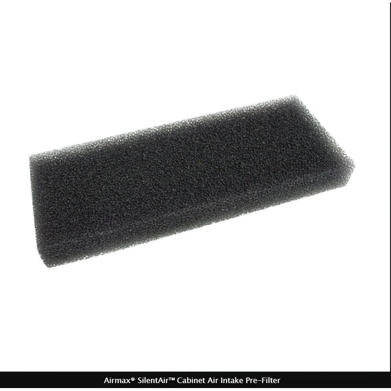 Airmax SilentAir Cabinet Air Intake Pre-Filter
