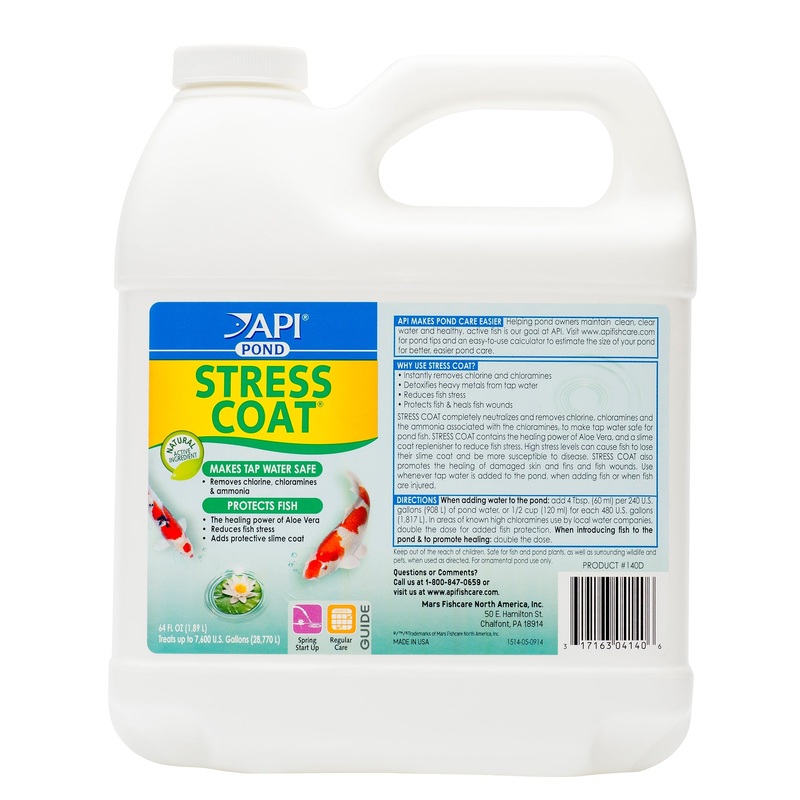 API POND Stress Coat - Removes Toxins from Water