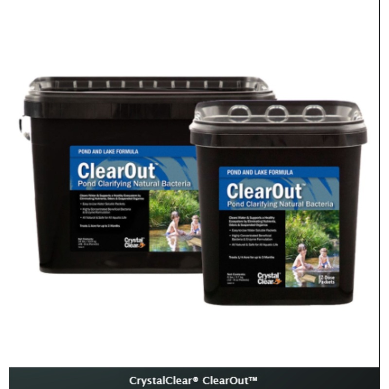 CrystalClear Pond & Lake ClearOut Water Soluable Packets