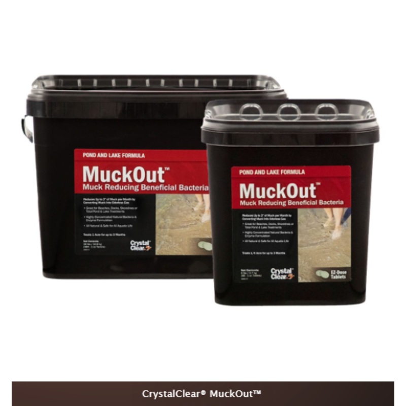CrystalClear Pond & Lake MuckOut - Reduces Up to 2" of Muck a Month!