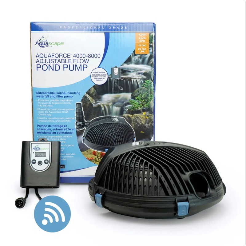 Aquascape AquaForce Pro 4000-8000 Adjustable Flow Solids Handling Pump