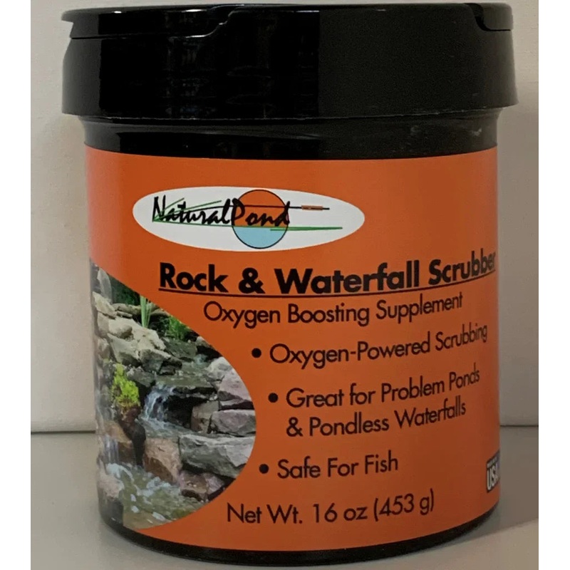 NaturalPond Oxygen-Powered Rock & Waterfall Scrubber