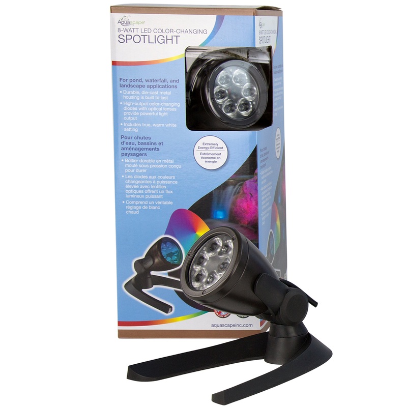 Aquascape 8-Watt LED Color-Changing Spotlight