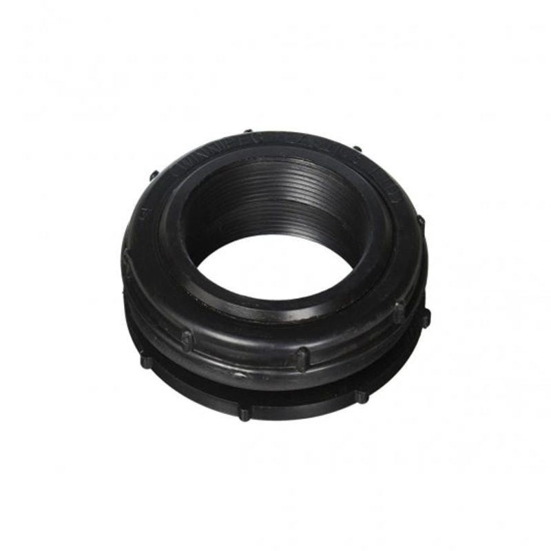 Aquascape Black Poly Bulkhead Fittings