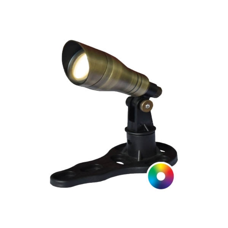 Anjon Ignite 3 Watt Color-Changing Brass & Bronze Spotlights