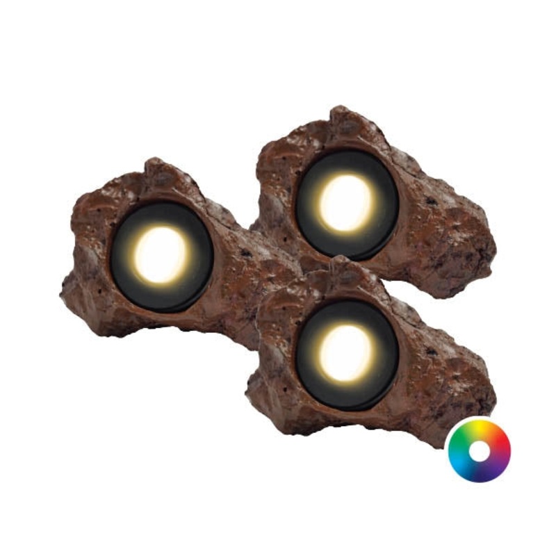 Anjon Ignite 3-WATT Color-Changing Rock Lights