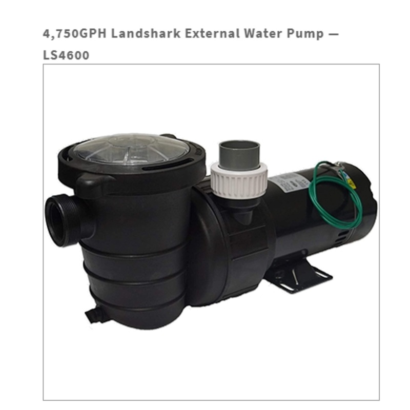 Anjon LandShark Self-Priming External Pond Pumps