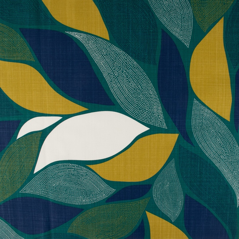 Home Decor Fabric - Euro Prints - Amaya  - Petrol