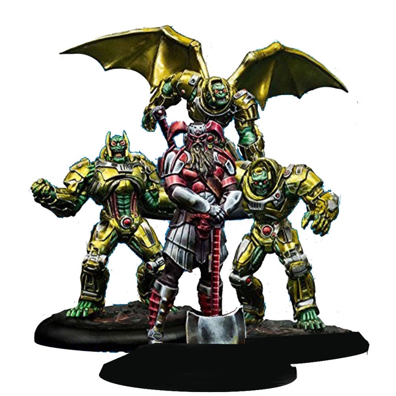 Jeu miniature DC Steppenwolf & Parademons