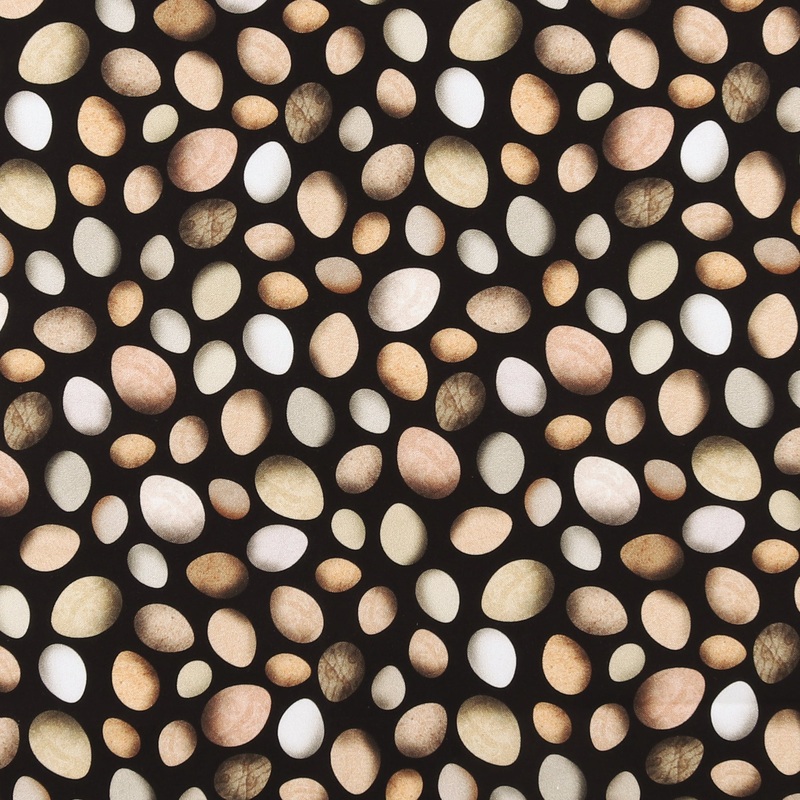 Windham Fabrics - Printed Cotton - BOHO CHICK - 002 - Black